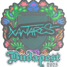 Sticker | XANTARES (Embroidered) | Budapest 2025 Sticker | XANTARES (Embroidered) | Budapest 2025 image