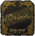Sticker | w0nderful (Gold) | Austin 2025 image