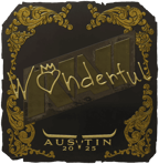 Sticker | w0nderful (Gold) | Austin 2025