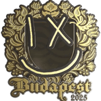 Sticker | lux (Gold) | Budapest 2025