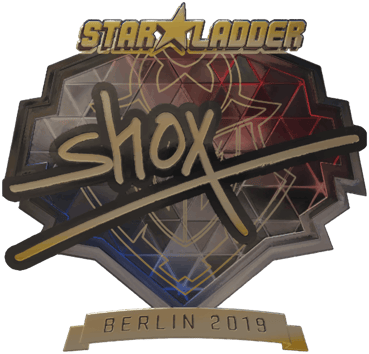 Sticker | shox (Gold) | Berlin 2019