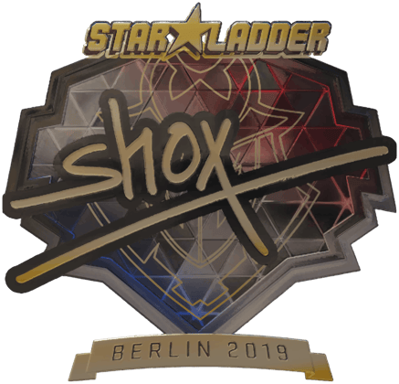 Sticker | shox (Gold) | Berlin 2019
