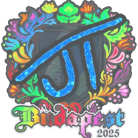 Sticker | JT (Holo) | Budapest 2025 Sticker | JT (Holo) | Budapest 2025 image