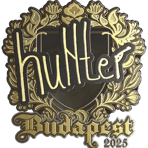 Sticker | huNter- (Gold) | Budapest 2025