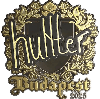 Autocolante | huNter- (Gold) | Budapeste 2025