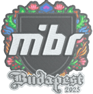 Sticker | MIBR (Embroidered) | Budapest 2025 Sticker | MIBR (Embroidered) | Budapest 2025 image