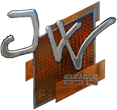 Sticker | JW (ฟอยล์) | Boston 2018