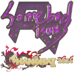 Sticker | somebody (Glitter) | Shanghai 2024