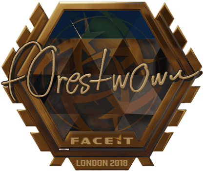 Sticker | f0rest (kulta) | Lontoo 2018