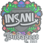Sticker | insani (Embroidered) | Budapest 2025