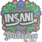 Sticker | insani (Embroidered) | Budapest 2025 Sticker | insani (Embroidered) | Budapest 2025 image