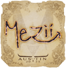 Sticker | mezii | Austin 2025 image