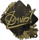 Sticker | ZywOo (Gold) | Rio 2022 image