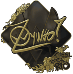Sticker | ZywOo (Gold) | Rio 2022