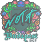 Sticker | nota (Embroidered) | Budapest 2025
