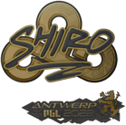 Sticker | sh1ro (Gold) | Antwerp 2022 image