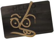 Aufkleber | Hallo MP7 (Gold) image