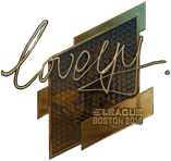 Sticker | LoveYY (Gold) | Boston 2018