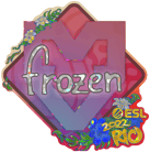 Sticker | frozen (Glitter) | Rio 2022 image