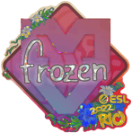 Sticker | frozen (Glitter) | Rio 2022