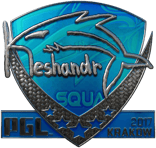 Sticker | keshandr (Foil) | Krakow 2017