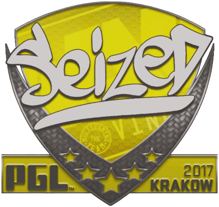 Sticker | seized | Krakow 2017