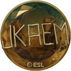 Sticker | jkaem (Gold) | Katowice 2019