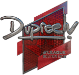Sticker | dupreeh (Foil) | Boston 2018