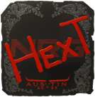 Sticker | HexT (Foil) | Austin 2025 Sticker | HexT (Foil) | Austin 2025 image
