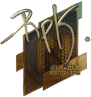 Sticker | RpK (Gold) | Boston 2018 Sticker | RpK (Gold) | Boston 2018 image
