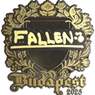 Sticker | FalleN (Gold) | Budapest 2025 Sticker | FalleN (Gold) | Budapest 2025 image