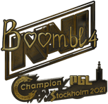 Sticker | Boombl4 (Gold) | Stockholm 2021