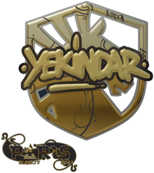 Sticker | YEKINDAR (ゴールド) | Paris 2023