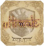 Sticker | ultimate | Austin 2025