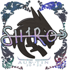 Sticker | sh1ro (Holo) | Austin 2025 image