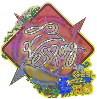 Sticker | es3tag (Glitter) | Rio 2022