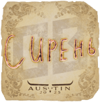 Sticker | S1ren | Austin 2025