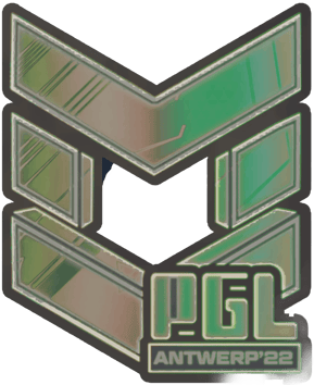 Sticker | PGL (holograficzna) | Antwerpia 2022