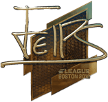 Sticker | felps (Gold) | Boston 2018