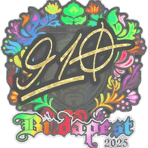 Sticker | 910 (Holo) | Budapest 2025