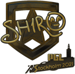 Sticker | sh1ro (Gold) | Stockholm 2021