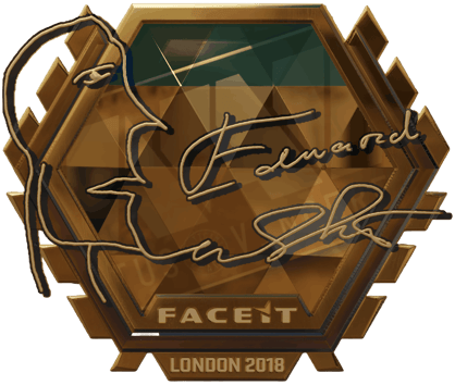 Sticker | Edward(금박) | 런던 2018