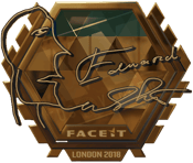 Sticker | Edward (Gold) | London 2018