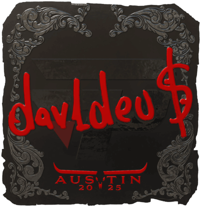 Sticker | dav1deuS (premium) | Austin 2025