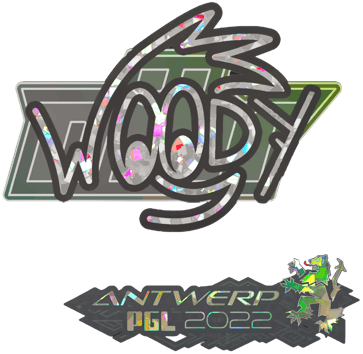 Sticker | WOOD7(반짝이) | 안트베르펜 2022