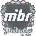Sticker | MIBR | Budapest 2025 Sticker | MIBR | Budapest 2025 image
