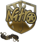 Sticker | nitr0 (Gold) | Paris 2023 image