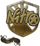Sticker | nitr0 (Gold) | Paris 2023