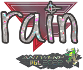Sticker | rain (Glitter) | Antwerp 2022 image