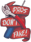 Sticker | Pros Don't Fake image